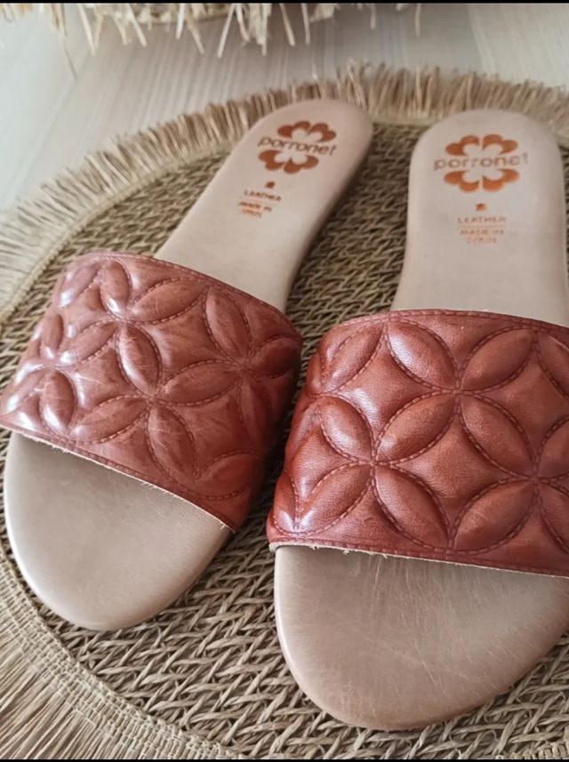 Chanclas Porronet Marrón. LEE DESCRIPCIÓN