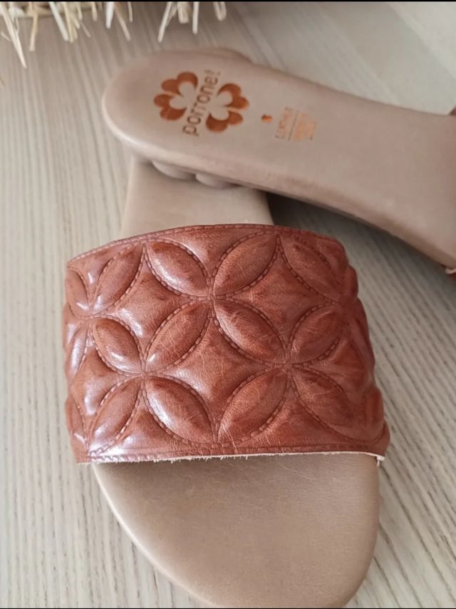 Chanclas Porronet Marrón. LEE DESCRIPCIÓN