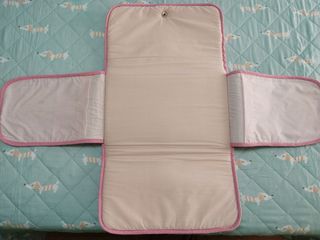 Cambiador bebé portátil - Gris Rosa