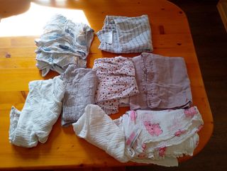 7 Muselinas bebé - Buen estado