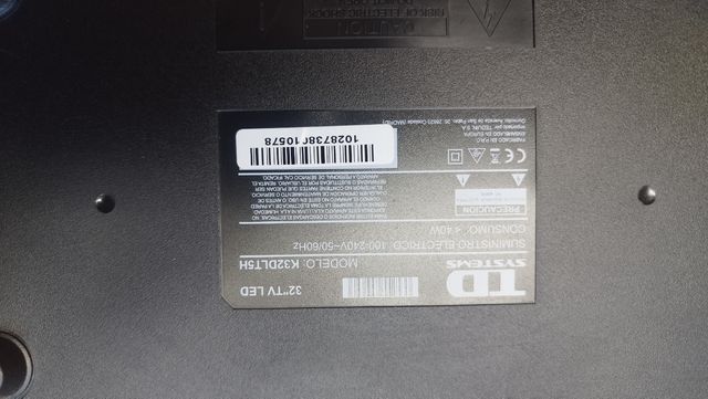 Repuestos TV TD Systems MODELO: K32DLT5H
