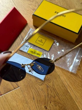 Occhiali Fendi - Marrone/Oro
