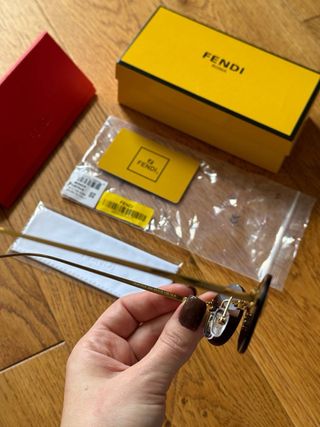 Occhiali Fendi - Marrone/Oro