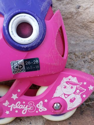 PATINES OXELO PLAY 3 NIÑA
NÚMERO DEL 26 AL 28