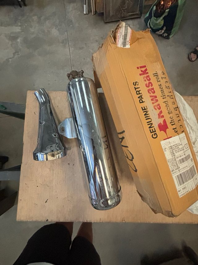 Tubo escape Kawasaki Z550 original