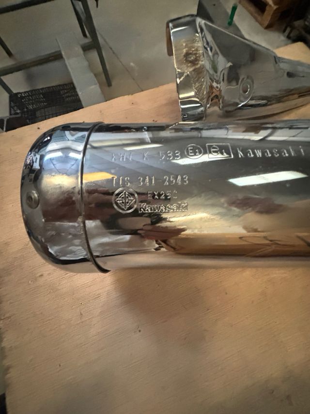 Tubo escape Kawasaki Z550 original