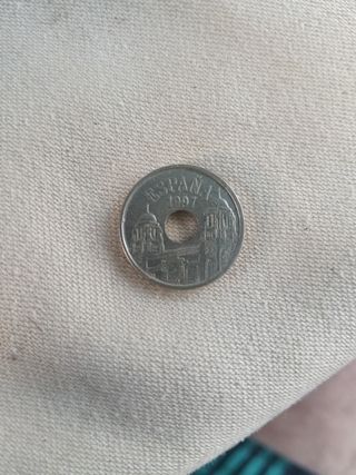 Moeda 25 Pesetas Melilla 1997