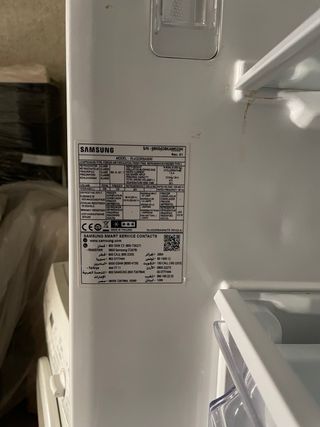 Lavadora Bosch + Frigorífico Samsung