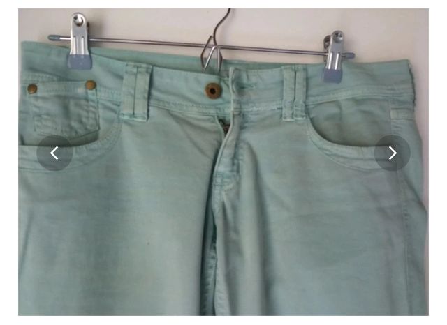 Vaqueros rectos Pull & Bear - Verde azulado