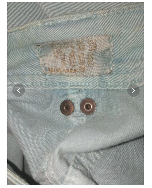 Vaqueros rectos Pull & Bear - Verde azulado