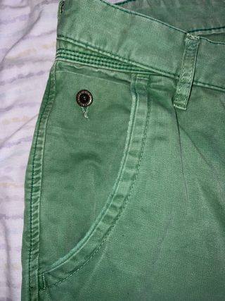 Vaqueros Scotch&Soda verde claro talla 32/34