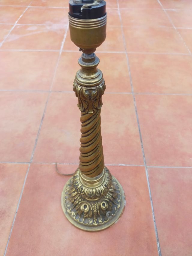 Lampara bronce antigua