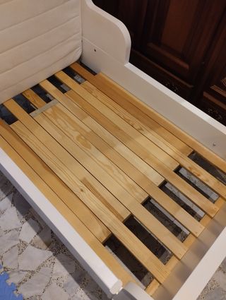 Cama infantil blanca Ikea