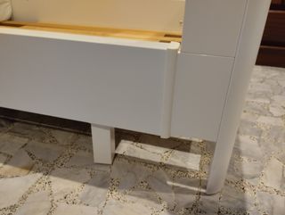 Cama infantil blanca Ikea