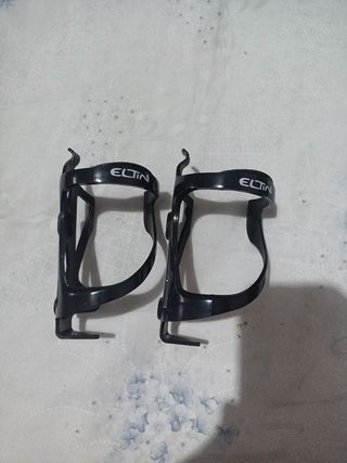 2 Portabidones ELTIN Carbono como nuevo 