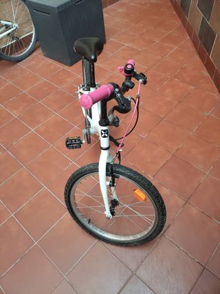 Bicicleta Niña BTWIN 16" blanca