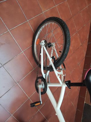 Bicicleta Niña BTWIN 16" blanca