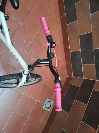 Bicicleta Niña BTWIN 16" blanca