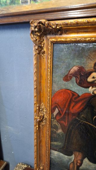 Pintura antigua San Cristobal