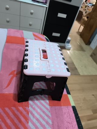 Taburete Plegable Rosa
