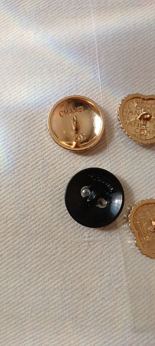 12 Bottoni Chanel Oro Rosa