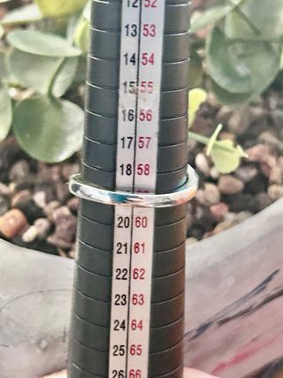 Anillo circonitas plata chapada