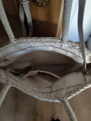 Bolso capazo beige