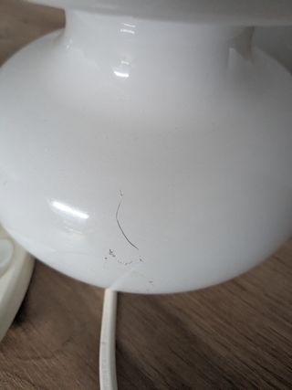 2 Lámparas de mesa IKEA LYKTA - Blancas