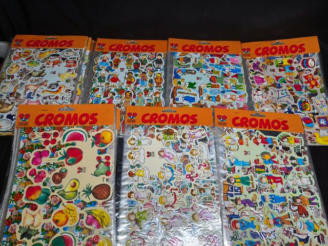 Blíster Cromos Troquelados años 90