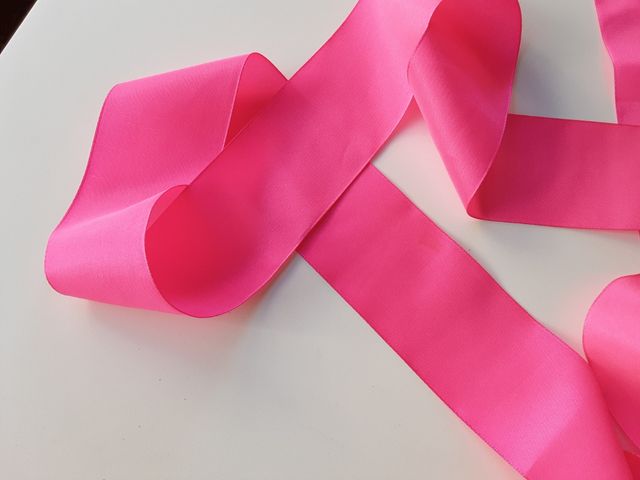 Cinta rítmica gimnasia rosa