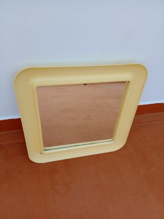 Espejo de pared vintage cuadrado - LEER!!⤵️