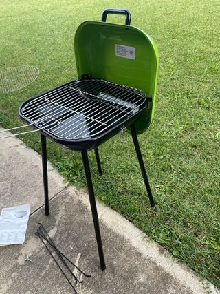 Barbacoa portátil - Negra y Verde