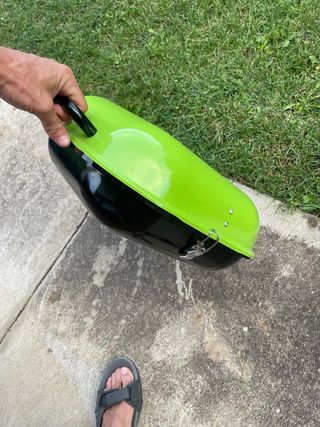 Barbacoa portátil - Negra y Verde