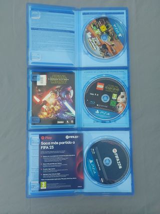 3 Juegos PS4: FIFA 23, LEGO Star Wars Monster Jam