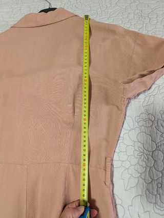 Mono Zara rosa manga corta talla S