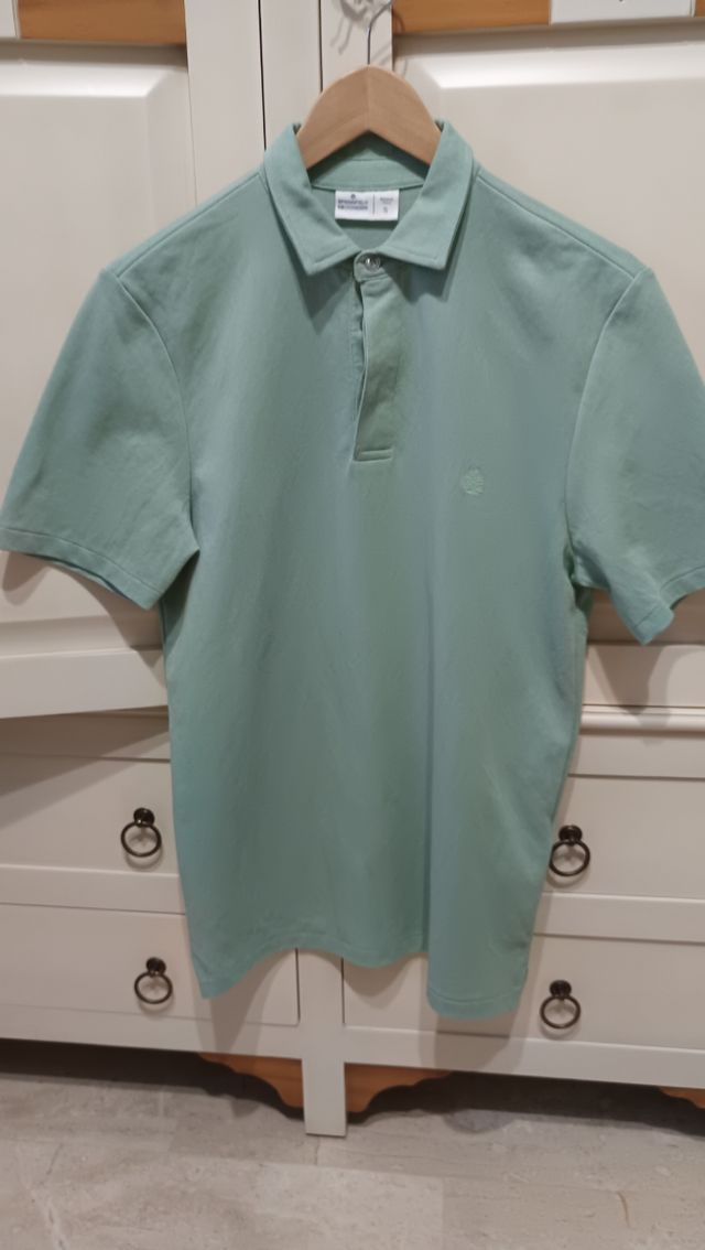 Polo verde hombre talla M