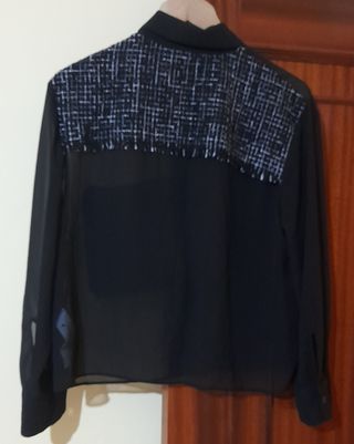 Camisa negra Zara - M