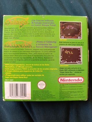 Galaga Galaxian Game Boy - Namco