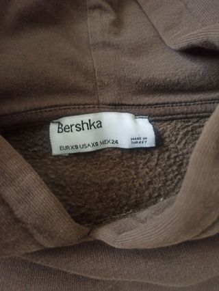 Sudadera Bershka marrón talla XS