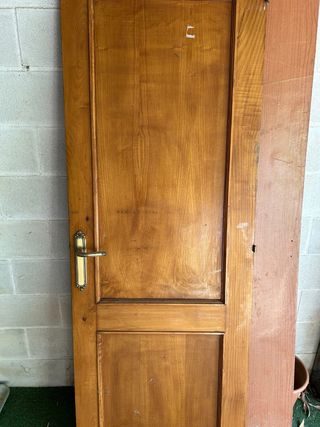 6 Puertas madera maciza