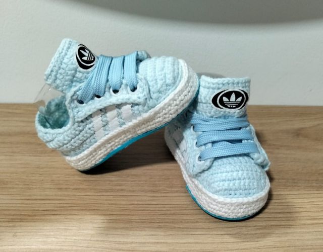 Preciosos zapatitos en tecnica crochet