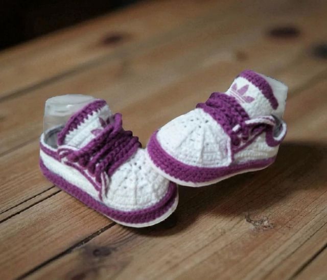 Zapatitos en crochet