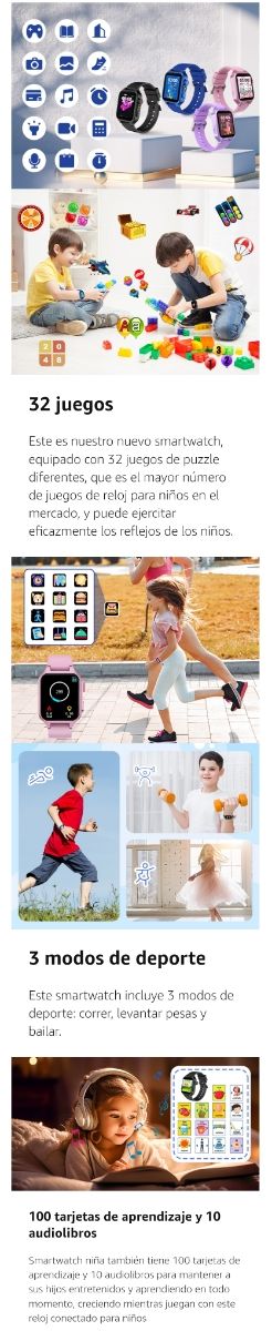Smartwatch Infantil con cámara. NUEVO