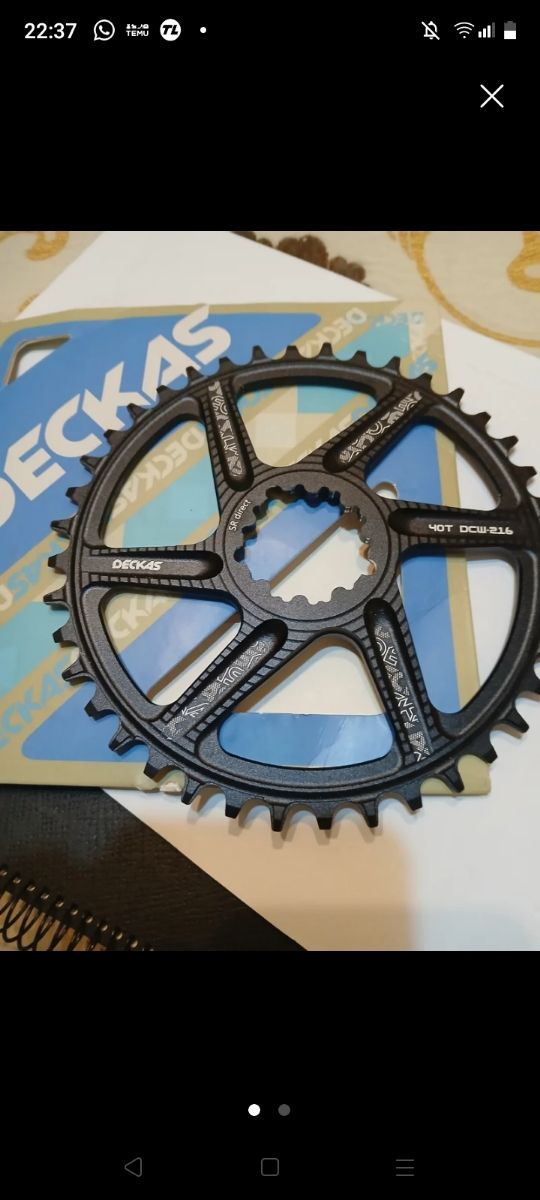 Plato bicicleta Deckás 40T DCW-216