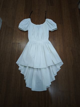 Vestido blanco Guts & Love asimétrico
