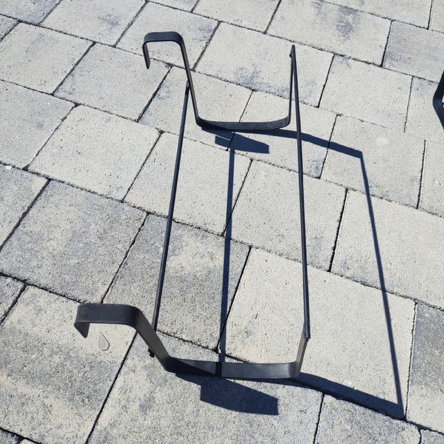 Soportes Macetas Metal Negro