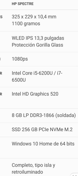 HP Spectre 13 Grigio-Oro