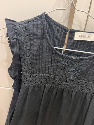 Blusa negra indi&cold - Talla S