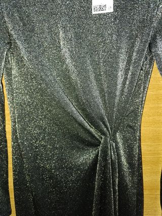 Vestido fiesta brillo mujer