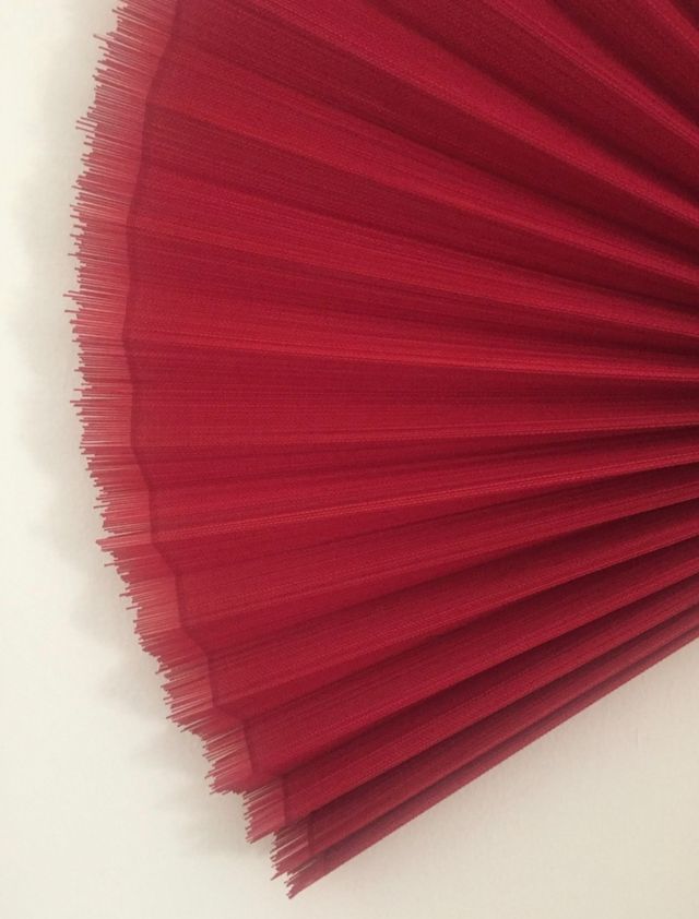 Abanico granate cabecero NUEVO